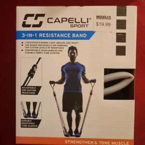 NWT Capelli Sport 3-in-1 Resistance Band Set